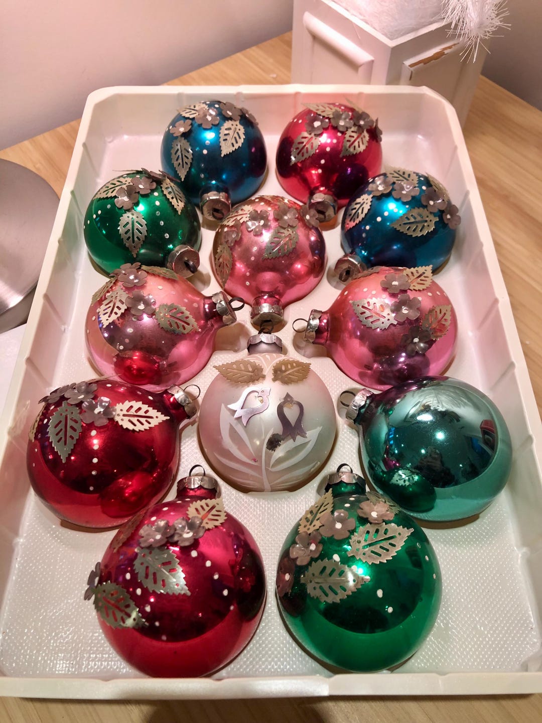 Mercury Glass Christmas Bulbs