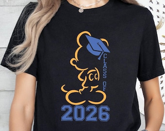 Disney Mickey Mouse Graduate 2026 Shirt, Grad Disneyland Trip Gift