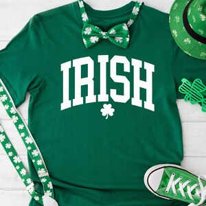 Irish Shamrock T Shirt for St Patty&#39;s Day,Cute Irish T-Shirt, St. Patrick&#39;s Day Gift for Her, Lucky Irish Tee, St Patricks Day Drinking Tee