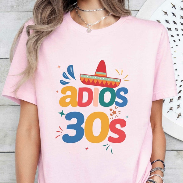 Fiesta 40th Birthday Party Shirt,Retro Adios 30's,Forty Fiesta 40th Birthday Party Tee For Women,Born in 1984,40 Year Old Cinco De Mayo Gift