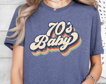70's Baby Shirt, 50th Birthday Shirt,70s Vintage Shirt,Fifty AF Shirt,70s Shirt,Made Me Shirt,1970 Birthday Party Shirt,Vintage Retro Shirt