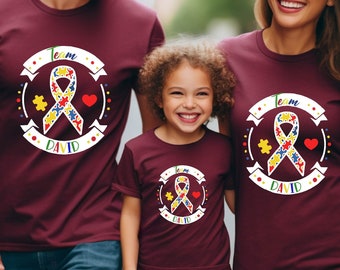 Personalized Autism Shirts, Team Autism Shirt, Autism Support Shirt, Custom Autism T-shirt, Autism Awareness Tee, Autistic Pride Shirt