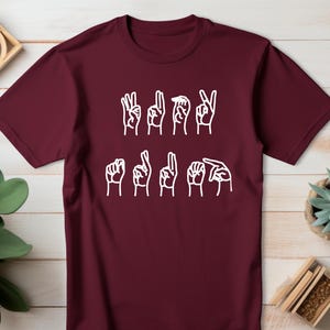 FDT Sign Language Shirt, Subtle Anti-Trump T-shirt, Resist Anti-MAGA Shirt,ASL Trump Shirt,Democrat Shirt,Liberal Tee,Activist Feminist Gift
