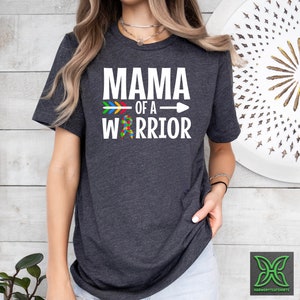 Mama Of A Warrior Autism Awareness T-Shirt Gift For Women Mama Of A Warrior Autism Awareness T-Shirt Gift For Women