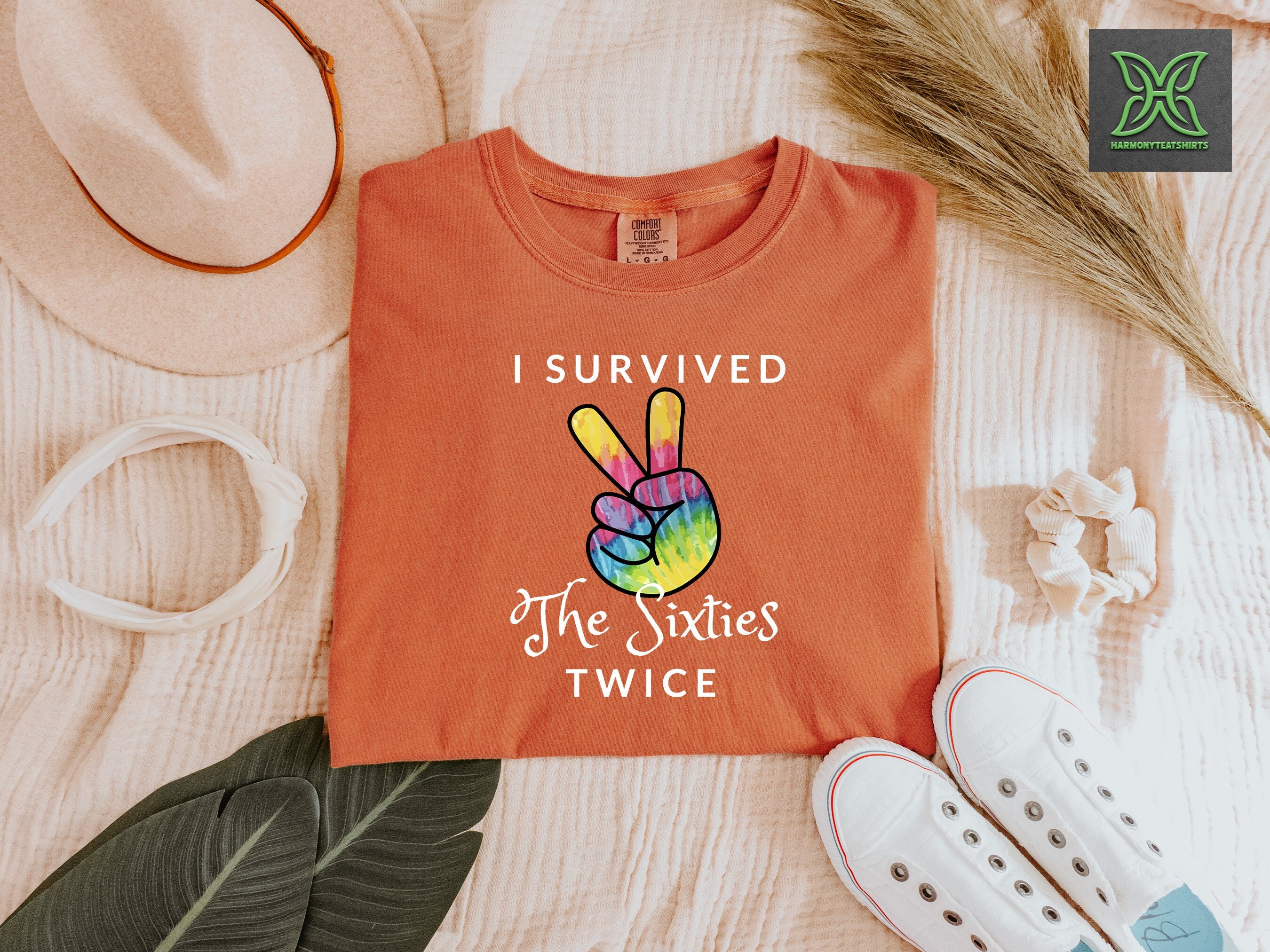 70th Birthday Comfort Colors® Tee,Funny 70th Birthday Gift,I Survived The 60s Twice,Women 70th Birthday Party S,Grandma Bday Gift,Turning 70