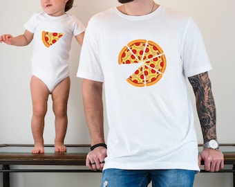 Pizza Dad T-Shirt,Father Matching Shirt,Father Kids Matching Tee,Fathers Day Gift,Daddy Son,Daddy Daughter Shirt,New Dad Outfit,Gift for Dad