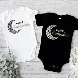 My First Ramadan Baby Bodysuit, Kids Ramadan Shirt, Ramadan Mubarak T-shirt, Happy Ramadan Shirt, Muslim Kids Gift, Ramadan Month Shirt