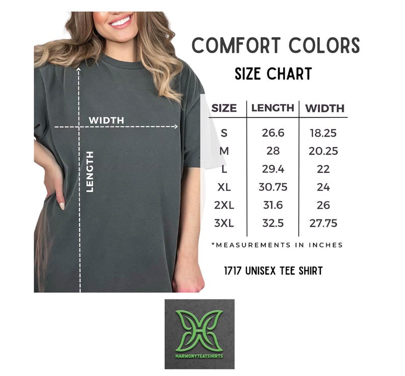 a women's size chart for a t - shirt