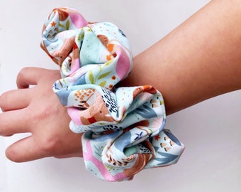 Oversized scrunchie, Mermaid hair dont care hair ties for thick hair, XL scrunchie, Jumbo scrunchies, Best friend birthday gift for her