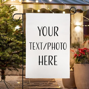 Custom Garden Flag, Custom Flag, Garden Decoration, Custom Wedding Flag, Event Banner, Photo Garden Flag, Double Sided Flag, Porch Decor