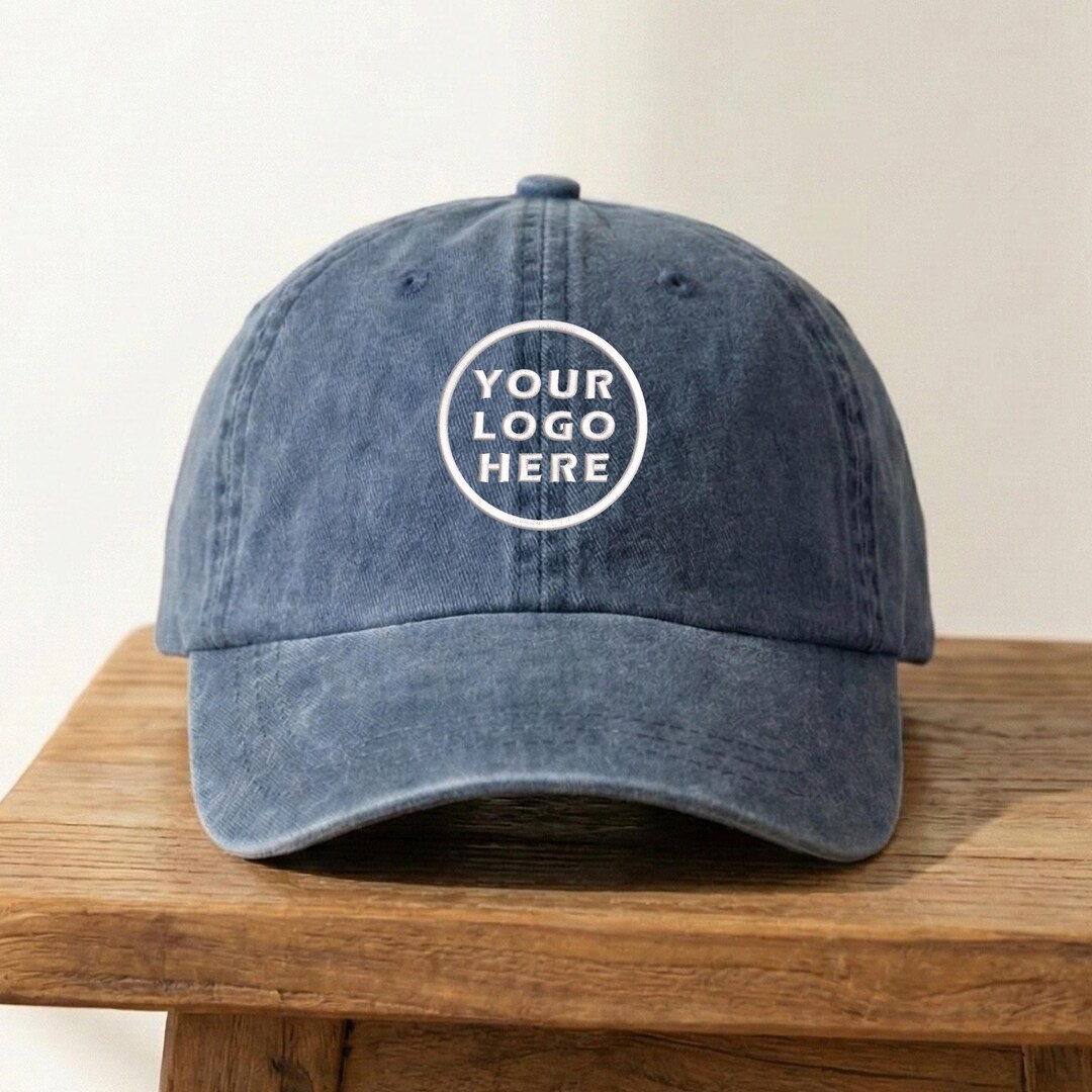 Custom Text Embroidered Cap, Custom Logo Cap, Personalized Hat ...