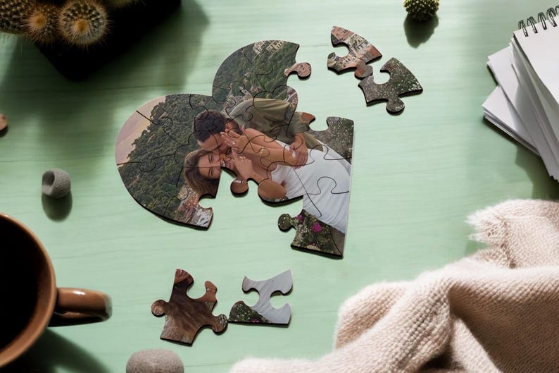 Custom Jigsaw Puzzle Photo, Jigsaw Puzzle, Custom Photo Gift, Anniversary Gifts, Birthday Gifts, Custom Puzzle Gift, Mother's Day Gift image 6