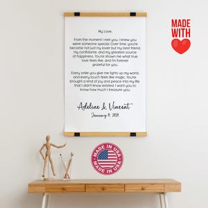 Custom Speech Wall Hanging, Hanging Art, Hanging Wall Decor, Speech Art Print, Wall Decor, Custom Text Print, Canvas Art, Custom Wall Art