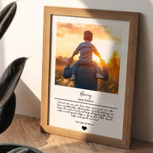 Photo Gifts Family Print, Personalized Gift, Framed Print, Photo Family Print, Couples Gift, Anniversary Gift, Framed Wall Art, Custom Photo