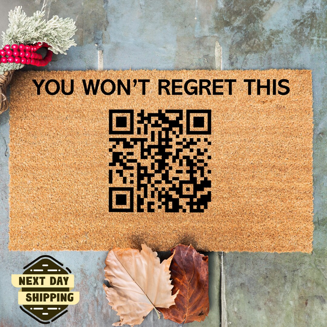 Custom Qr Mat, QR Doormat, Porch Decor, New Home Gift, New Home Decor ...