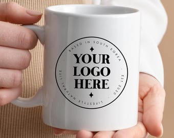 Your Logo Here Mug, Custom Mug, Personalized Gift, New Business Gift, Company Logo Mug, Custom Logo Mug, Mug With Logo, Company Mug