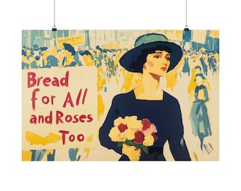 Bread and Roses Poster: Women's Suffrage Art Print