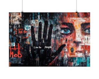 I Am the People Poster, Modern Art Print