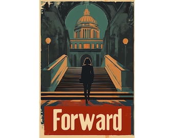 Forward Poster: Women in Politics Art Print