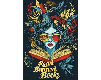 Read Banned Books Poster: Freedom of Thought Wall Art