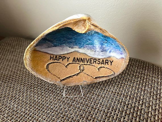 Custom message in a Shell,  Personalized Keepsake for Baby Announcements, Proposals, Celebrations, Special Moments, Wedding Party Attendants