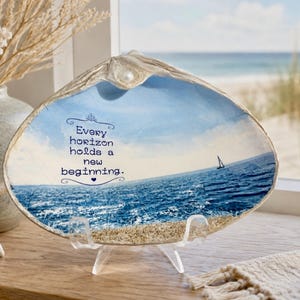 Cape May Clam Shell Trinket Dish: Jersey Shore Victorian House Photo