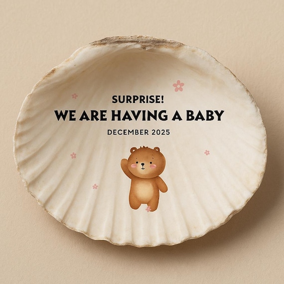 Message in a Shell – Personalized Keepsake for Baby Announcements, Proposals, Celebrations & Special Moments, Wedding Party Attendants