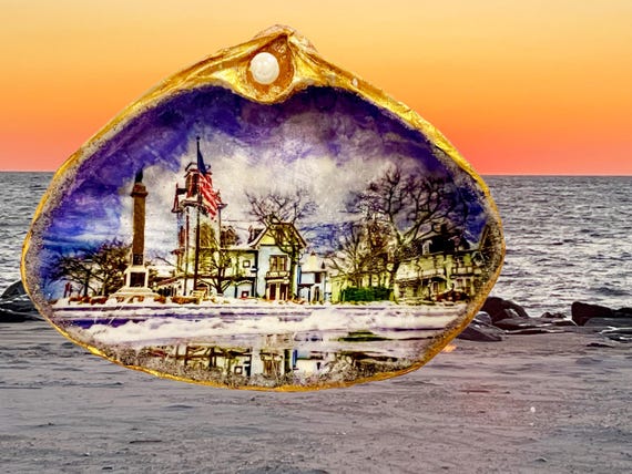 A delightful keepsake from a Cape May vacation, capturing the essence of its Victorian charm. #birthdaygift, #weddinggift, #anniversary gift