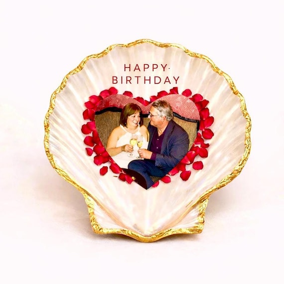 Custom Photo Seashell • Personalized Gift • Unique Memory Keepsake
