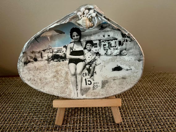 Vintage Photo in a Shell – A Memory in Time