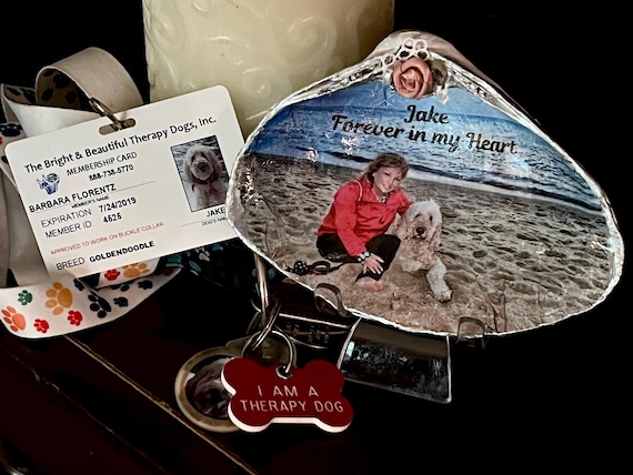 Pet Memorial Seashell Keepsake | Custom Photo Clam Shell Tribute | Personalized Pet Loss Gift