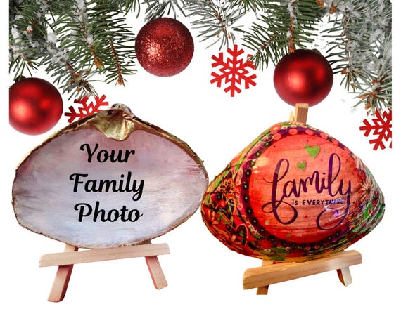 Custom Photo Seashell • Personalized Gift • Unique Memory Keepsake