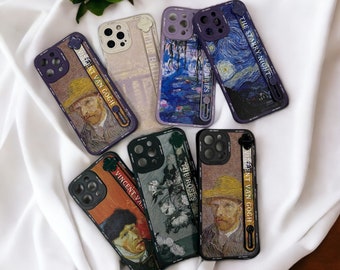 Van Goth Armband inspiriert Kunst Malerei iPhone 15 14 13 12 11 Pro Max Plus Fall, Iphone Fall Geschenk für sie Florist Fall iPhone 7 8 Fall