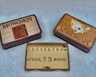 2x Munchkin Tracker & Counter - Extension de jeu pour jeu de cartes Munchkin, accessoire de jeu de société, extension pour le suivi des scores, offre groupée