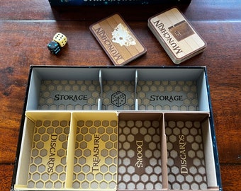 Munchkin Box Organizer Pro / Rangement / Aide de jeu / Support. Maximise l&#39;espace de stockage de votre deck et protège vos cartes. Jeu de société, Jeu de cartes