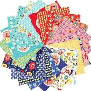 Betsy&#39;s Sewing Kit fat quarters by Poppie Cotton