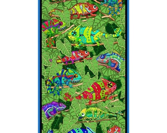 Color Me Chameleon by Deriree's Designs for Quilting Treasures fabrics