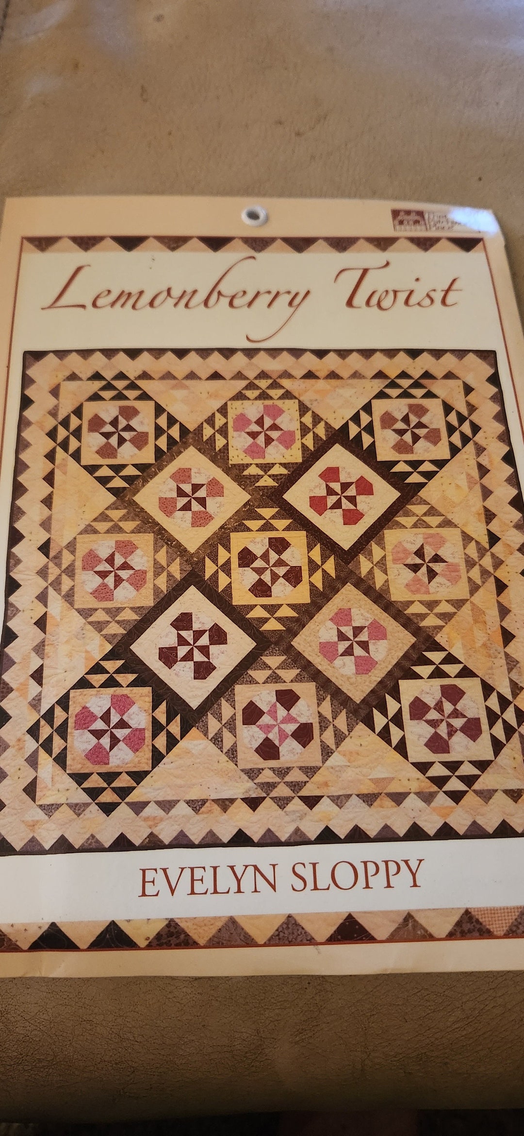Visual Reference: Lemonberry Twist Quilt Pattern By Evelyn Sloppy