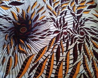 Africa style wax Print Fabric by Anningtex 6 yards