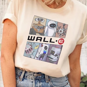 Disney Pixar Wall-E Shirts, Wall-E and Eve Couple Shirts, Wall-E and Eve Matching Shirts, Couples Vacation Shirts, Family Trip Shirt