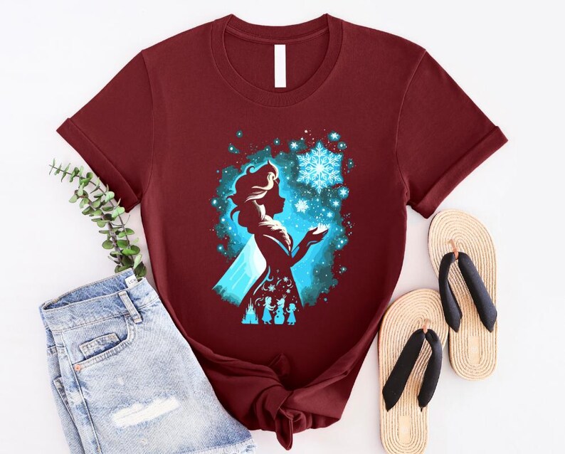 Disney Frost Elsa-tröja, Disney Frost-tröja, Frost Friends-tröja, Disney Frost Anna-tröja, Disney Frost Olaf-tröja, Disney Prinsess-tröja bild 5