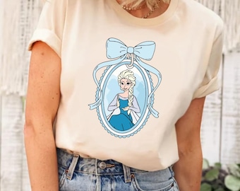 Camiseta de Elsa de Frozen de Disney, camiseta de Frozen de Disney, camiseta de Amigos de Frozen de Disney, camiseta de Anna de Frozen de Disney, camiseta de Olaf de Frozen de Disney, camiseta de Princesas de Disney