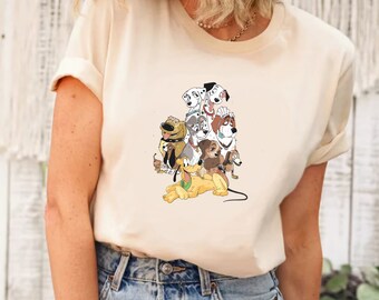 Camicia per cani Disney, Camicia per amante dei cani, Camicia per cani Disney, Maglietta per cani, Dug, Plutone, Nana, Magic Kingdom Disneyland Camicia per le vacanze in famiglia