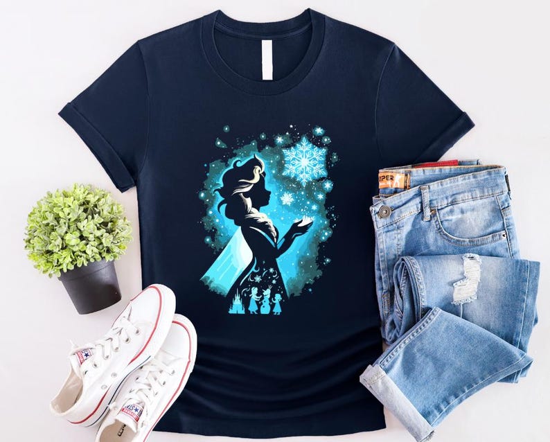 Disney Frost Elsa-tröja, Disney Frost-tröja, Frost Friends-tröja, Disney Frost Anna-tröja, Disney Frost Olaf-tröja, Disney Prinsess-tröja bild 3