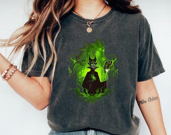 Disney Sleeping Beauty Villains Maleficent Portrait Shirt, Maleficent Ursula Evil Queen Shirt, Sleeping Beauty Villains Retro Shirt