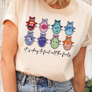 Inside Out Characters Shirts, Inside Out Shirt, Inside Out 2 Shirt, Inside Out Group Matching, Inside Out Friends Shirt, Disney Shirt
