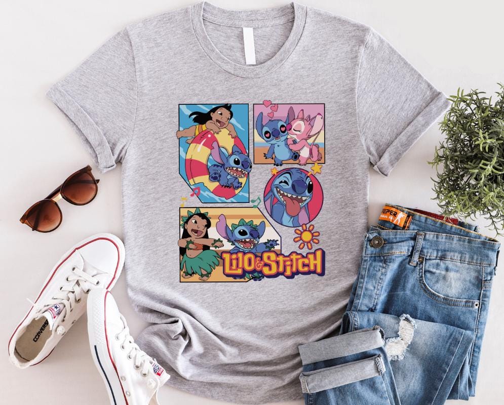 Stitch and Lilo Shirt, Stitch Shirt, Lilo Shirt, Couple Shirt