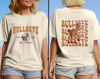 Two-Sided Bullseye Shirt, Toy Story Shirt Toy Story Characters Shirt, Toy Story Friends Shirt, Two Sided Toy Story Shirt, Disney Shirt