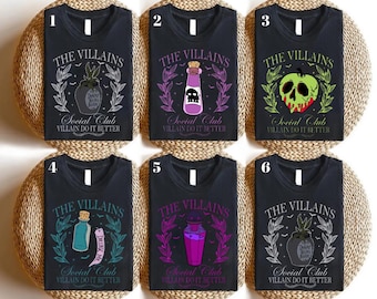 Disney Villains Poison Shirt, Disney Villains Shirt, Villains Retro Shirt, Maleficen Scar Hades Ursula Shirt, Evil Queen