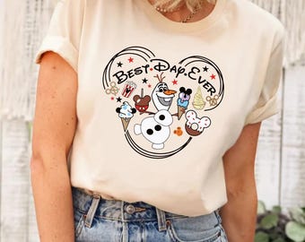 Olaf Best Day Ever Shirt, Disney Frozen Shirt, Frozen Friends Shirt, Disney Frozen Olaf Shirt, Disney Princess Shirt, Frozen Elsa Shirt
